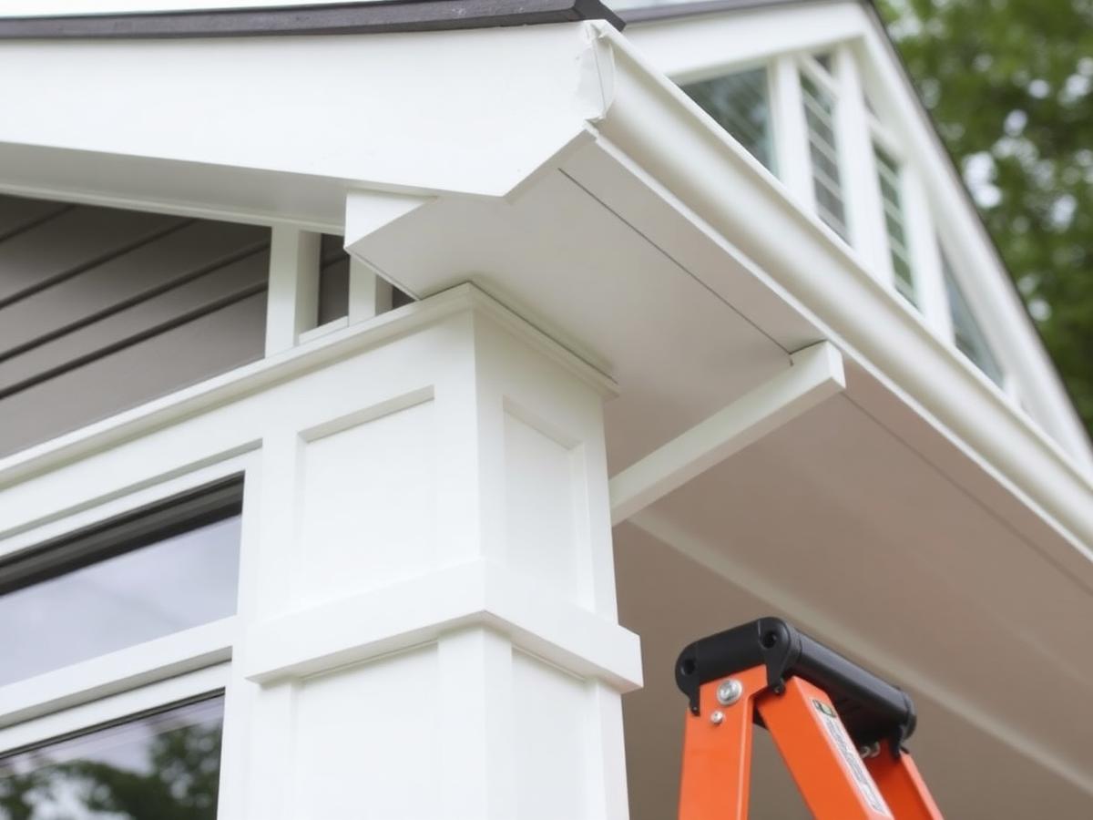 Soffit and fascia detail